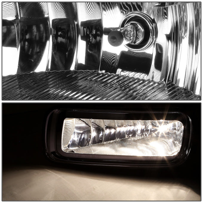 D-Motoring - Fog Lights - W / Switch - Smoked Lens - Plug-n-Play - Pair - Ford F-150 / Lincoln Mark LT - 2