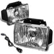D-Motoring - Fog Lights - Clear Lens - Plug-n-Play - Pair - Chevy Colorado / GMC Canyon / Isuzu I280 / I290 / I370 - 1