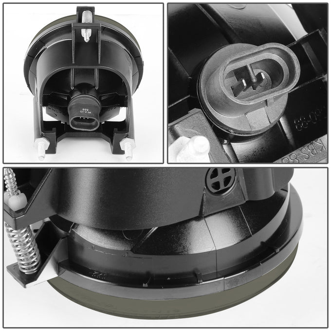 D-Motoring - Fog Lights - W / Switch - Smoked Lens - Plug-n-Play - Pair - 03-05 Dodge Neon - 4