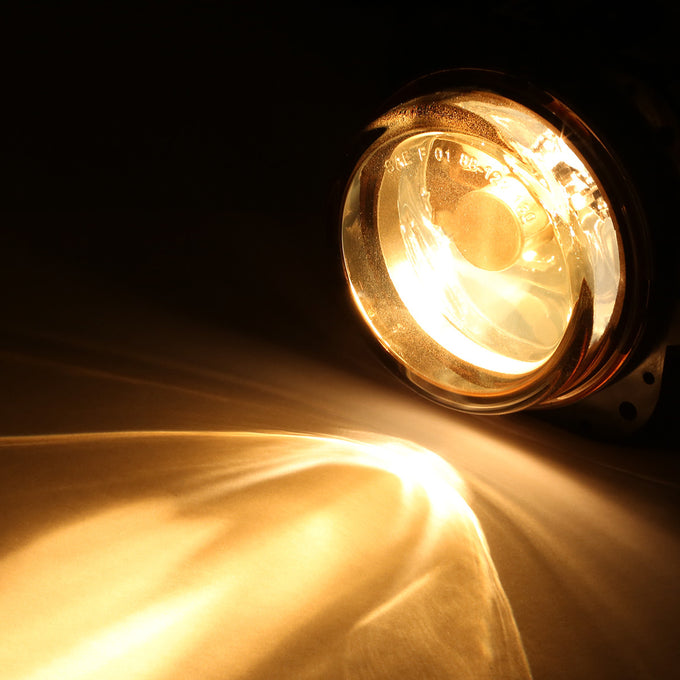 D-Motoring - Fog Lights - W / Switch - Amber Lens - Plug-n-Play - Pair - Mitsubishi Eclipse / Galant - 2