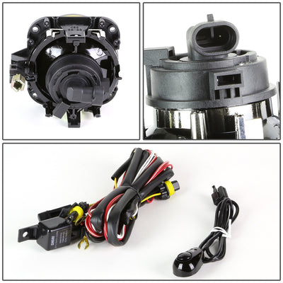 D-Motoring - Fog Lights - W / Switch - Amber Lens - Plug-n-Play - Pair - Mitsubishi Eclipse / Galant - 4