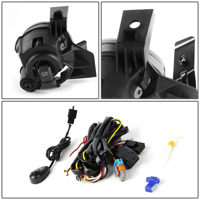D-Motoring - Fog Lights - W / Switch - Clear Lens - Plug-n-Play - Pair - Subaru Impreza / Impreza WRX - 4