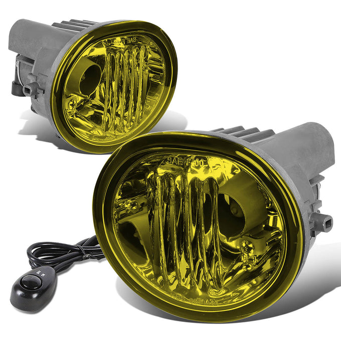 D-Motoring - Fog Lights - W / Switch - Amber Lens - Plug-n-Play - Pair - Toyota Matrix / TC / Pontiac Vibe - 1