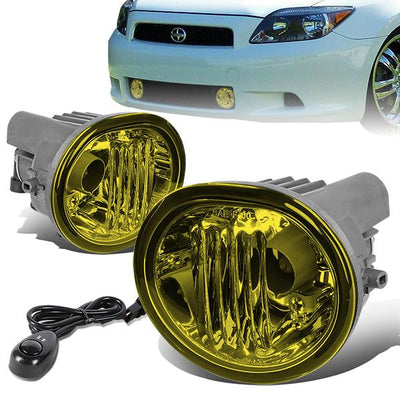 Amber Lens Fog Lights w/ Switch + Wiring Harness <br>03-08 Toyota Matrix Pontiac Vibe, 04-10 TC