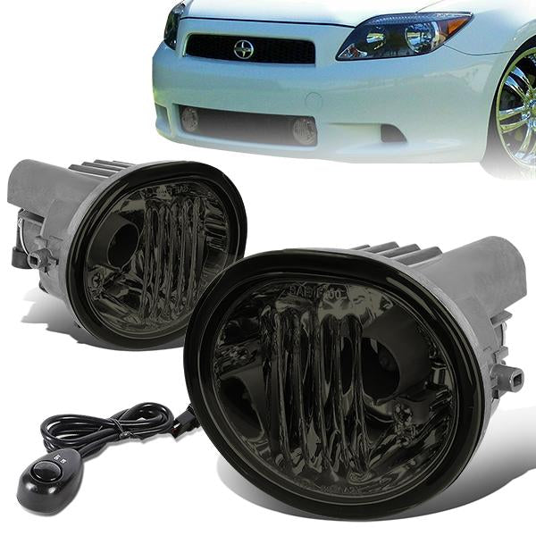 Smoked Lens Fog Lights w/ Switch + Wiring Harness <br>03-08 Toyota Matrix Pontiac Vibe, 04-10 TC