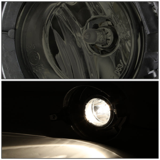 D-Motoring - Fog Lights - W / Switch - Smoked Lens - Plug-n-Play - Pair - 05-15 Nissan Frontier - 2