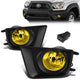 Amber Lens Fog Lights w/ Switch + Wiring Harness <br>12-15 Toyota Tacoma