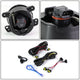 D-Motoring - Fog Lights - W / Switch - Smoked Lens - Plug-n-Play - Pair - Chrysler 300 C SRT8 Touring Limited S / PT Cruiser / Dodge Journey / Magnum / Jeep Wrangler - 4