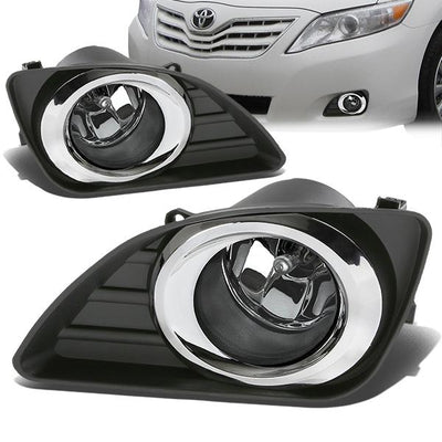 Clear Lens Fog Lights w/ Switch + Wiring Harness <br>10-11 Toyota Camry XV40