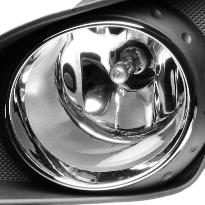 D-Motoring - Fog Lights - W / Switch - Clear Lens - Plug-n-Play - Pair - 09-10 Toyota Corolla 4-Dr Sedan - 3