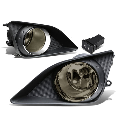 D-Motoring - Fog Lights - W / Switch - Smoked Lens - Plug-n-Play - Pair - 09-10 Toyota Corolla 4-Dr Sedan - 1
