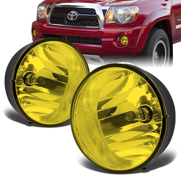 Amber Lens Fog Lights w/ Switch + Wiring Harness <br>08-16 Toyota Sequoia,04-07 Solara