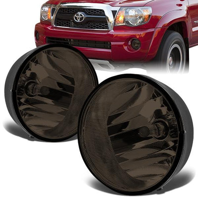 Smoked Lens Fog Lights w/ Switch + Wiring Harness <br>08-16 Toyota Sequoia,04-07 Solara