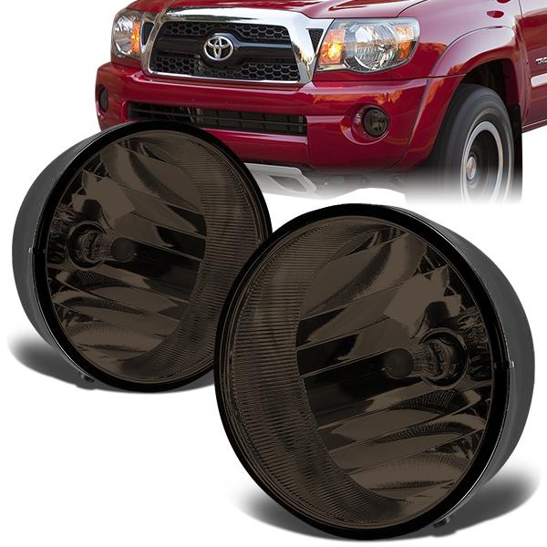 Smoked Lens Fog Lights w/ Switch + Wiring Harness <br>08-16 Toyota Sequoia,04-07 Solara