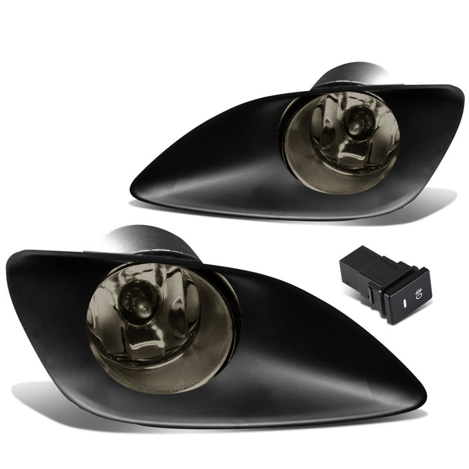 D-Motoring - Fog Lights - W / Switch - Smoked Lens - Plug-n-Play - Pair - 06-11 Toyota Yaris 4-Door Sedan - 1