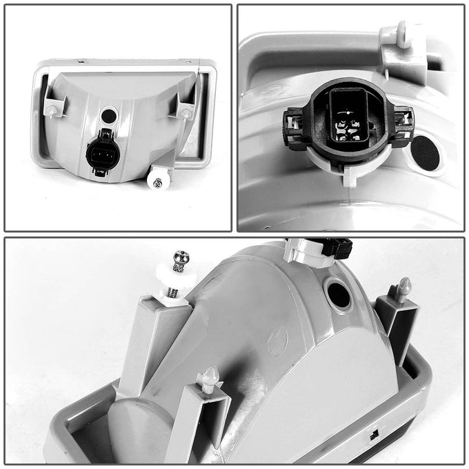 D-Motoring - Fog Lights - Smoked Lens - Plug-n-Play - Pair - Cadillac Escalade / Chevrolet Avalanche / Silverado 1500 / 2500HD / 3500HD / GMC Yukon - 4
