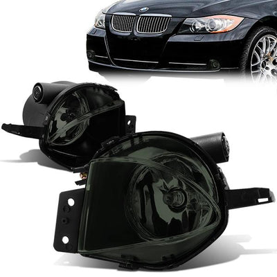 Smoked Lens Fog Lights w/ Bulbs <br>2006 BMW 325I 325XI 330I 330XI, 07-08 328I 328XI