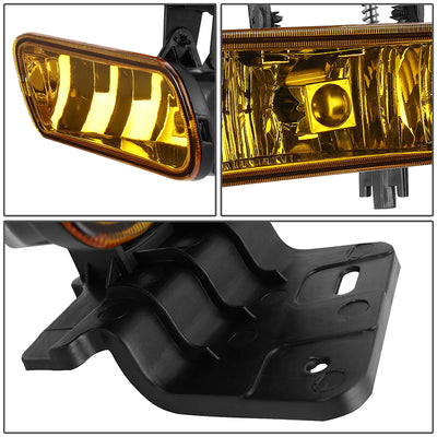 Amber Lens Fog Lights w/ Bulbs <br>99-06 Chevy Silverado / Suburban 1500-3500 Tahoe