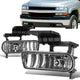 Clear Lens Fog Lights w/ Bulbs <br>99-06 Chevy Silverado / Suburban 1500-3500 Tahoe