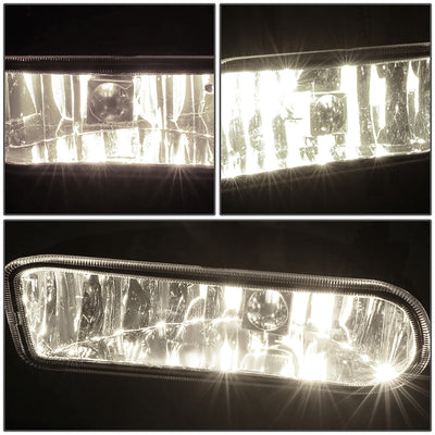 Smoked Lens Fog Lights w/ Bulbs <br>99-06 Chevy Silverado / Suburban 1500-3500 Tahoe
