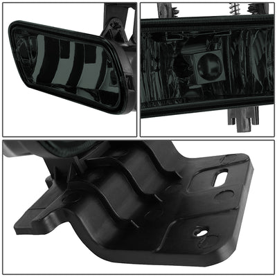Smoked Lens Fog Lights w/ Bulbs <br>99-06 Chevy Silverado / Suburban 1500-3500 Tahoe