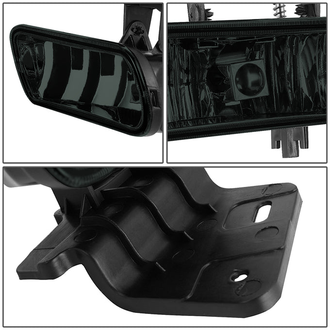 Smoked Lens Fog Lights w/ Bulbs <br>99-06 Chevy Silverado / Suburban 1500-3500 Tahoe