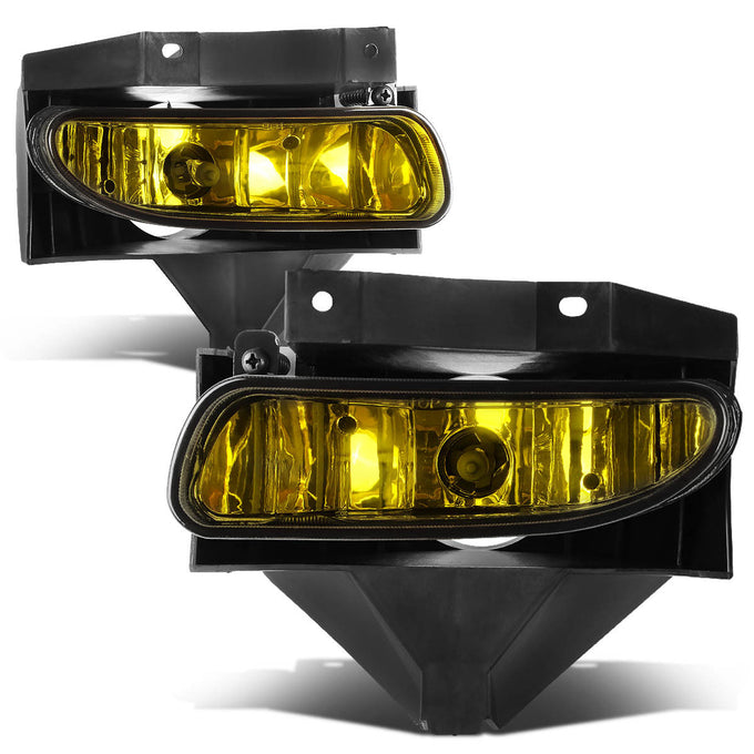 D-Motoring - Fog Lights - Amber Lens - Plug-n-Play - Pair - 99-04 Ford Mustang GT - 1