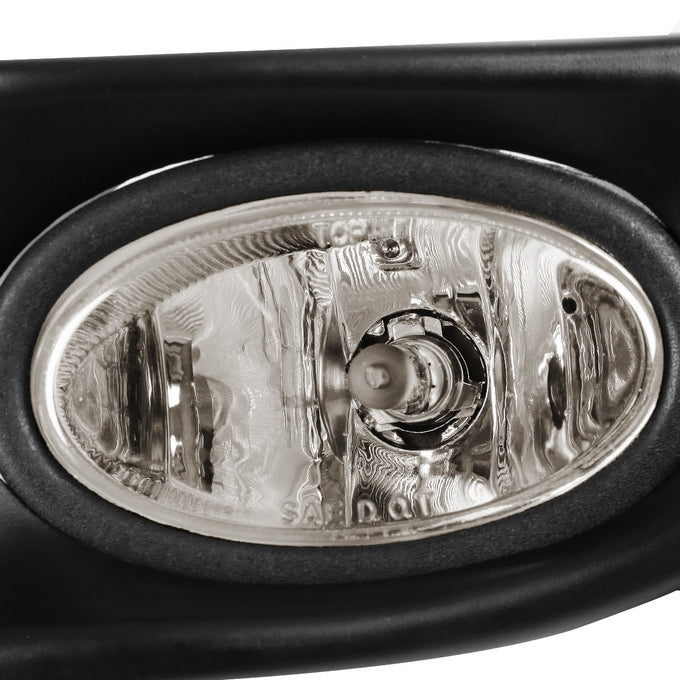 D-Motoring - Fog Lights - W / Switch - Smoked Lens - Plug-n-Play - Pair - 03-05 Honda Accord 4Dr Sedan - 3