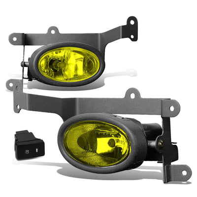 D-Motoring - Fog Lights - W / Switch - Amber Lens - Plug-n-Play - Pair - 06-08 Civic 2-Door Coupe - 1