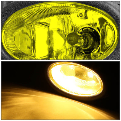 D-Motoring - Fog Lights - W / Switch - Amber Lens - Plug-n-Play - Pair - 06-08 Civic 2-Door Coupe - 2