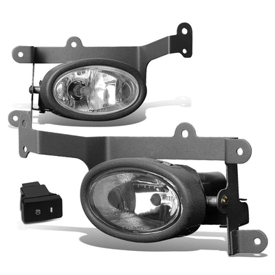 D-Motoring - Fog Lights - W / Switch - Clear Lens - Plug-n-Play - Pair - 06-08 Civic 2-Door Coupe - 1