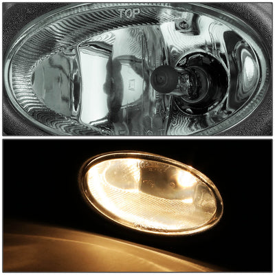 D-Motoring - Fog Lights - W / Switch - Smoked Lens - Plug-n-Play - Pair - 06-08 Civic 2-Door Coupe - 2