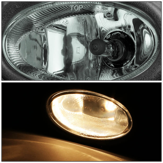 D-Motoring - Fog Lights - W / Switch - Smoked Lens - Plug-n-Play - Pair - 06-08 Civic 2-Door Coupe - 2