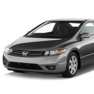D-Motoring - Fog Lights - W / Switch - Smoked Lens - Plug-n-Play - Pair - 06-08 Civic 2-Door Coupe - 5
