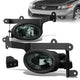 Smoked Lens Fog Lights w/ Switch + Wiring Harness <br>06-08 Honda Civic Coupe