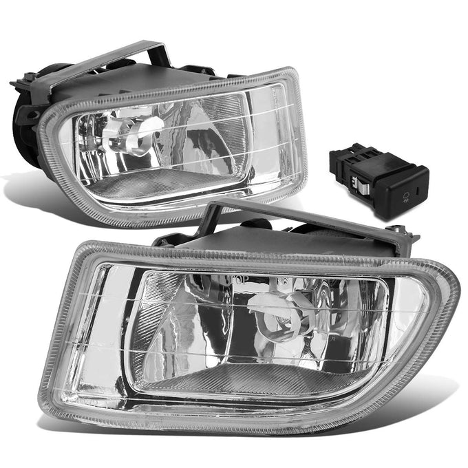 D-Motoring - Fog Lights - W / Switch - Clear Lens - Plug-n-Play - Pair - 99-04 Honda Odyssey - 1