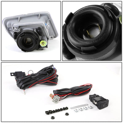 D-Motoring - Fog Lights - W / Switch - Clear Lens - Plug-n-Play - Pair - 99-04 Honda Odyssey - 4