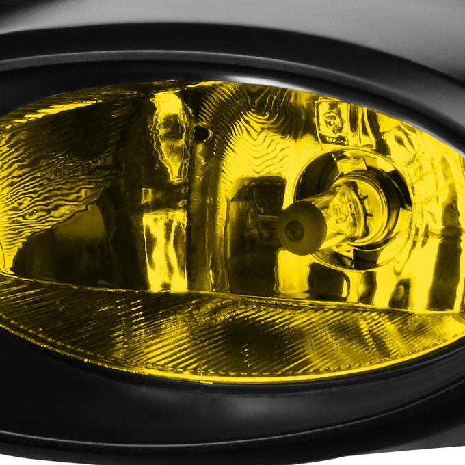 D-Motoring - Fog Lights - W / Switch - Amber Lens - Plug-n-Play - Pair - 09-11 Honda Civic 2-Door - 3