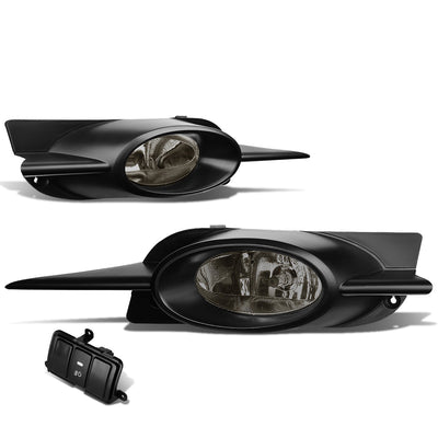D-Motoring - Fog Lights - W / Switch - Smoked Lens - Plug-n-Play - Pair - 09-11 Honda Civic 2-Door - 1