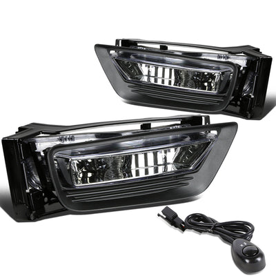 D-Motoring - Fog Lights - W / Switch - Clear Lens - Plug-n-Play - Pair - 13-14 Honda Accord 4Dr Sedan - 1