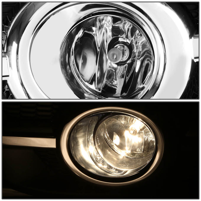 D-Motoring - Fog Lights - W / Switch - Clear Lens - Plug-n-Play - Pair - 12-14 Honda CR-V - 2