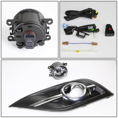 D-Motoring - Fog Lights - W / Switch - Clear Lens - Plug-n-Play - Pair - 12-14 Honda CR-V - 4