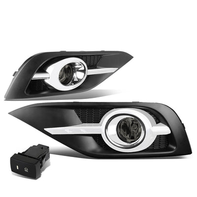 D-Motoring - Fog Lights - W / Switch - Smoked Lens - Plug-n-Play - Pair - 12-14 Honda CR-V - 1