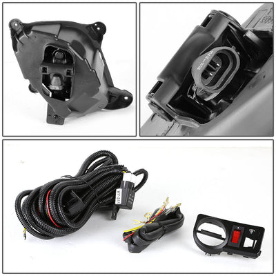 D-Motoring - Fog Lights - W / Switch - Smoked Lens - Plug-n-Play - Pair - 10-12 Hyundai Genesis Coupe - 4