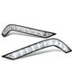 D-Motoring - Fog Lights - LED DRL - Clear Lens - Plug-n-Play - Pair - 11-14 Hyundai Sonata - 1