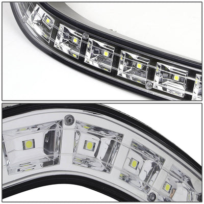 D-Motoring - Fog Lights - LED DRL - Clear Lens - Plug-n-Play - Pair - 11-14 Hyundai Sonata - 3
