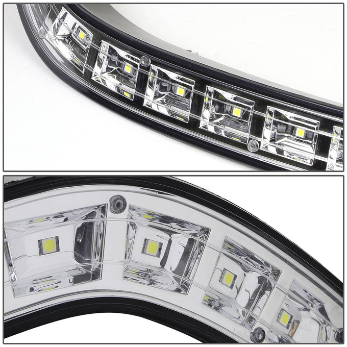 D-Motoring - Fog Lights - LED DRL - Clear Lens - Plug-n-Play - Pair - 11-14 Hyundai Sonata - 3