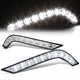LED DRL Fog Lights w/ Wiring Harness <br>11-14 Hyundai Sonata
