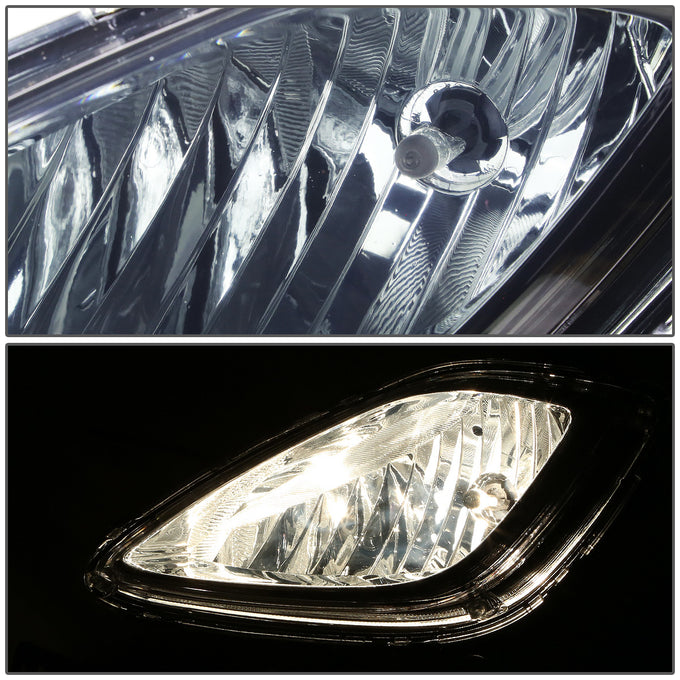 D-Motoring - Fog Lights - W / Switch - Smoked Lens - Plug-n-Play - Pair - 11-13 Hyundai Elantra 4-Door - 2