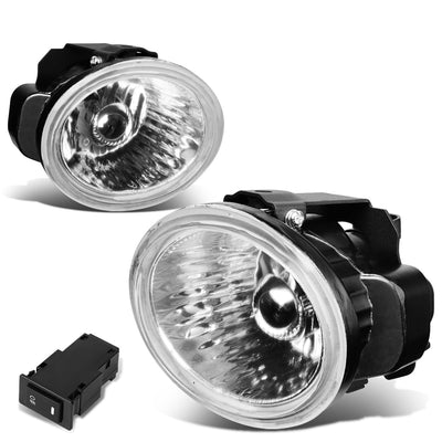 D-Motoring - Fog Lights - W / Switch - Clear Lens - Plug-n-Play - Pair - Nissan Altima / Murano / Infiniti FX35 / FX45 - 1